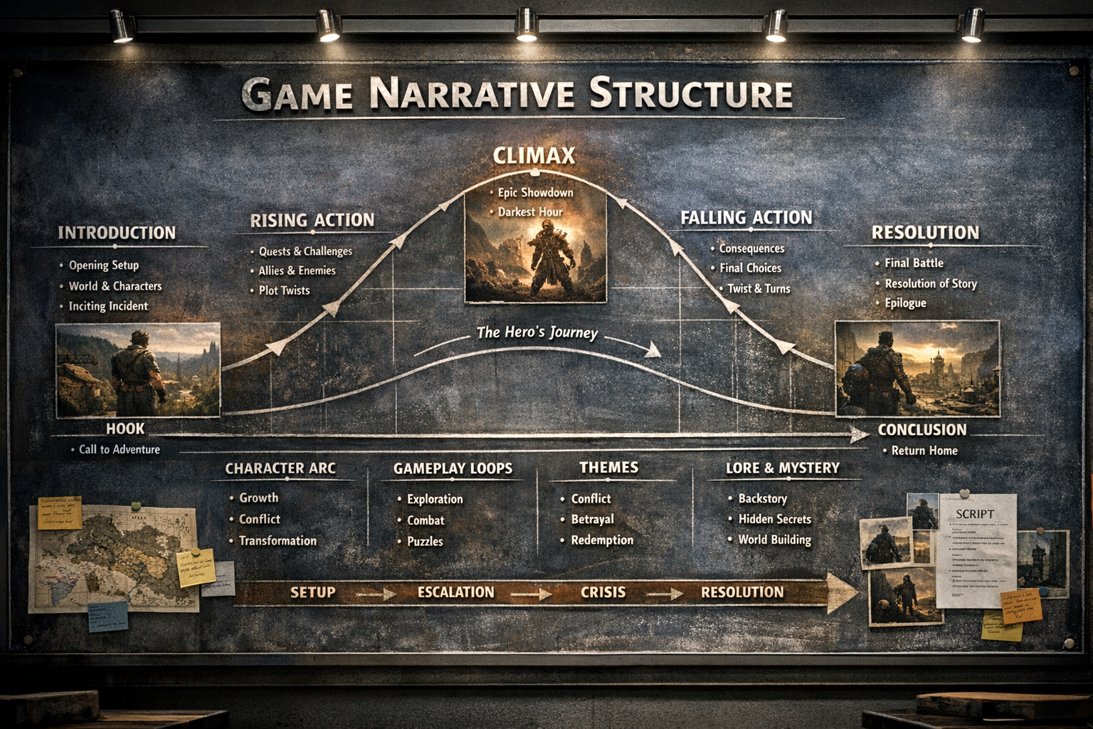 Oyun hikayesi yapısı analizi